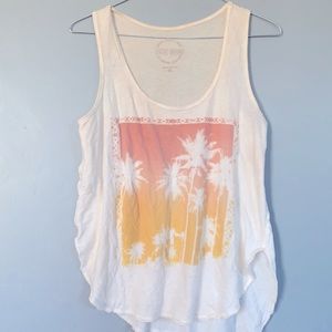 Lucky Brand Palm Tree Tank Top